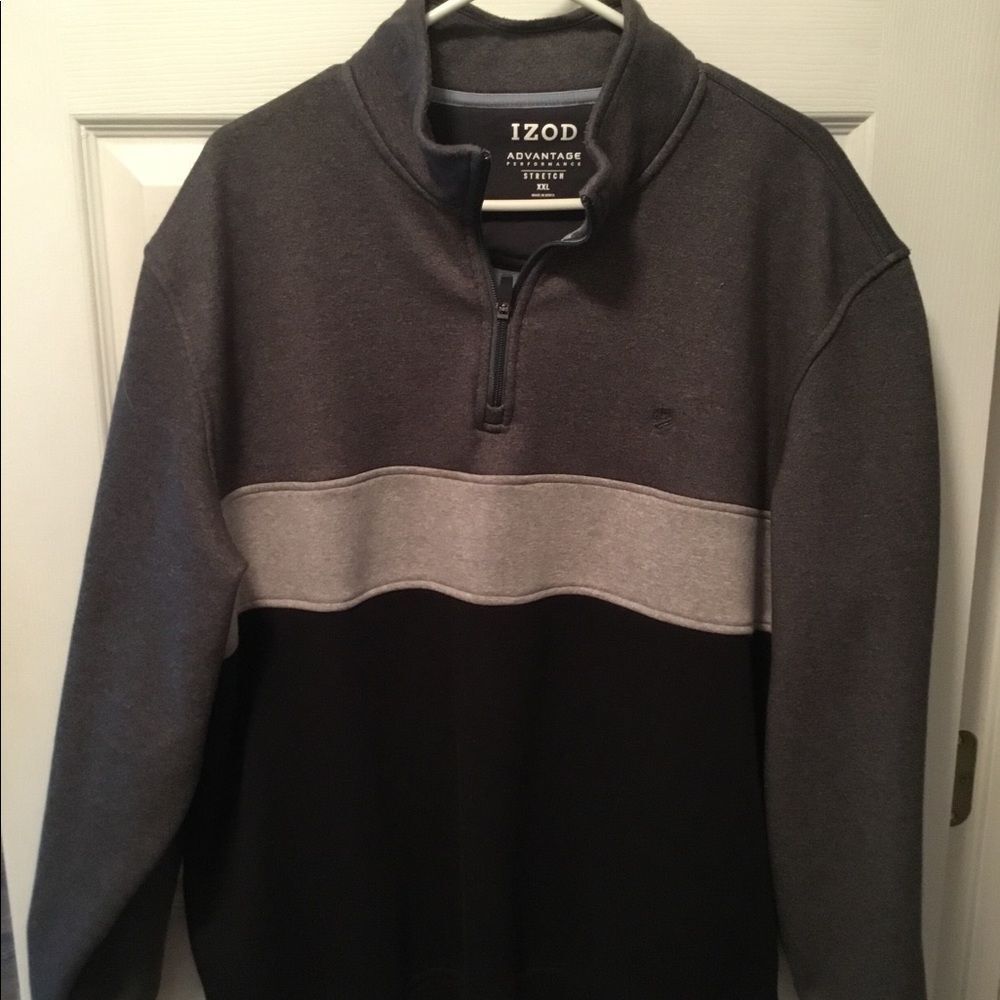 Izod Advantage Performance long sleeve quarter zip pullover Mens XXL